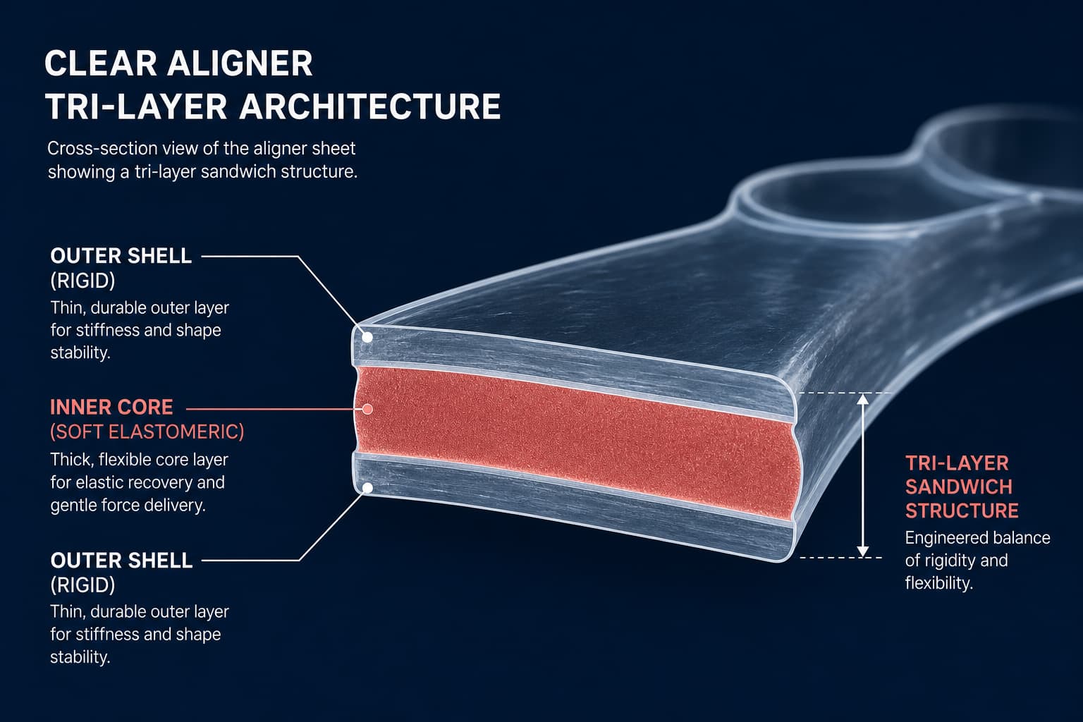 Multilayer Aligner Materials: Performance and Clinical Advantages