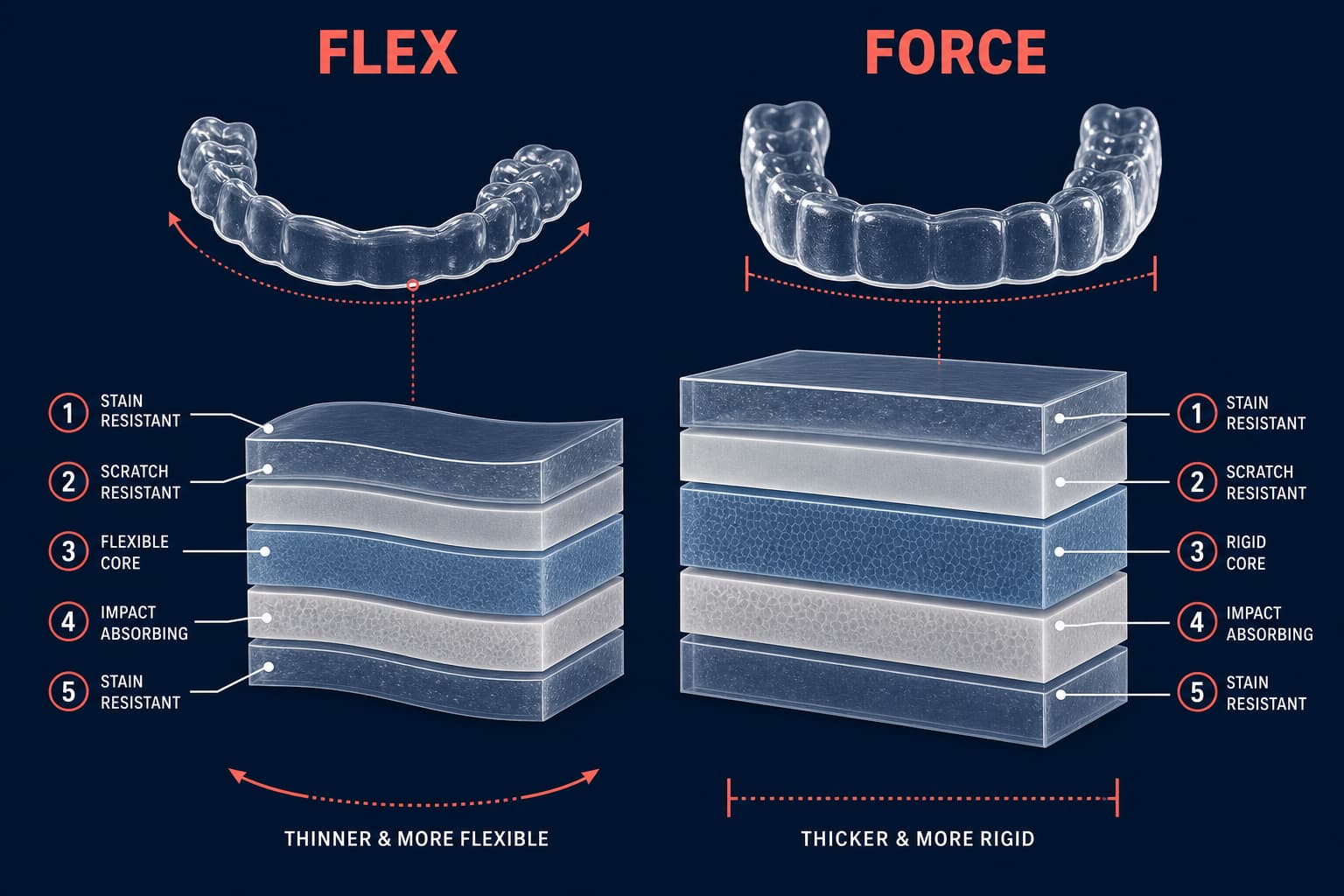 Technical Specs for Clarity Aligner Thermoforming Materials
